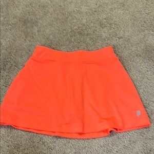 Prince Orange Skort Tennis Golf XS
